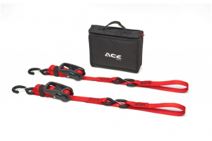 ACEBIKES popruhy RATCHET Premium 2-pack red