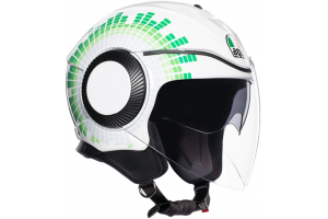 AGV přilba ORBYT Ginza Italy white/green/red