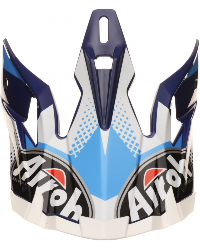 AIROH náhradní kšilt pro přilby AVIATOR 2.2 Flash modrá/bílá
