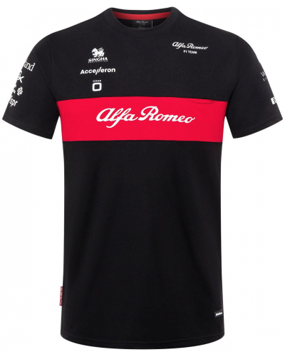 ALFA ROMEO triko F1 TEAM 23 dětské black/red