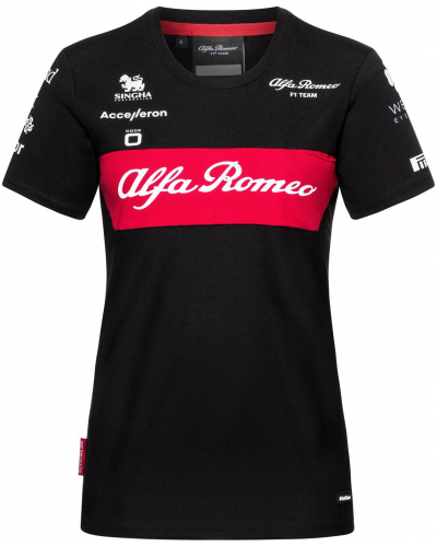 ALFA ROMEO triko F1 TEAM 23 dámské black/red