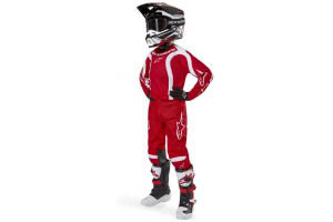 ALPINESTARS kalhoty RACER LURV dětské červená/bílá 2024