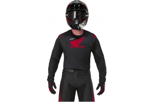 ALPINESTARS dres RACER ICONIC HONDA kolekce černá/červená 2024