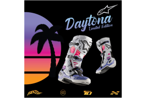 ALPINESTARS topánky TECH 10 Daytona light grey/fluo orange/purple
