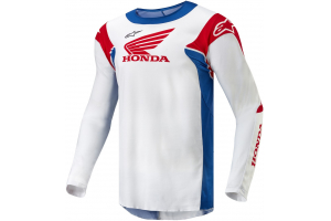 ALPINESTARS dres RACER ICONIC HONDA kolekcia biela/modrá/červená/čierna 2024