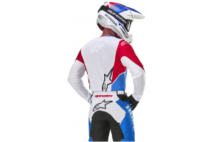 ALPINESTARS dres RACER ICONIC HONDA kolekcia biela/modrá/červená/čierna 2024