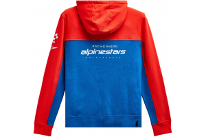 ALPINESTARS mikina H-BLOCK Zip warm red/bright blue
