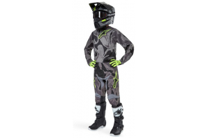 ALPINESTARS kalhoty RACER TACTICAL dětské šedá camo/žlutá fluo/černá 2024