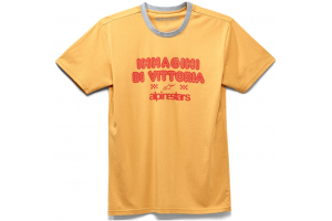 ALPINESTARS tričko DI VITTORIA Premium mustard