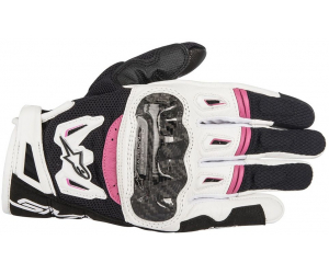 ALPINESTARS rukavice STELLA SMX-2 AIR CARBON V2 dámske black/white/fuchsia