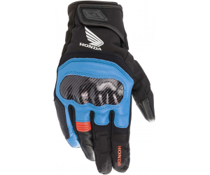 ALPINESTARS rukavice SMX-Z WP Honda ice gray / blue / bright red