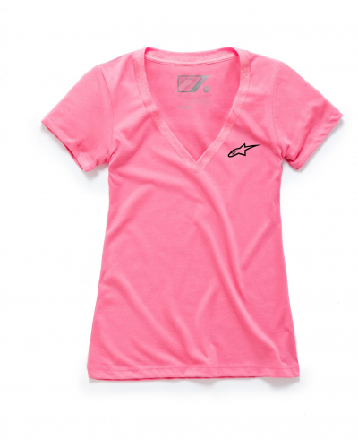 ALPINESTARS tričko AGELESS VNECK dámske pink