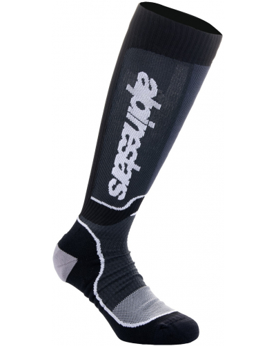 ALPINESTARS ponožky MX PLUS černá/bílá 2024