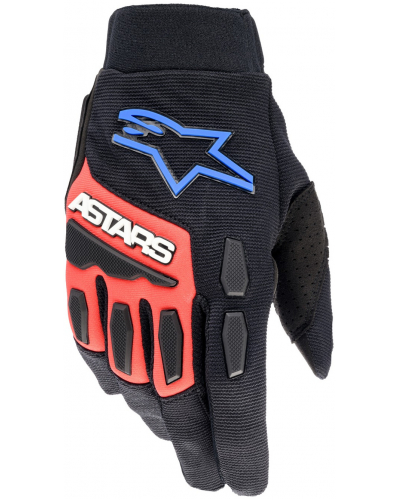ALPINESTARS rukavice FULL BORE XT černá/červená/modrá/bílá 2024