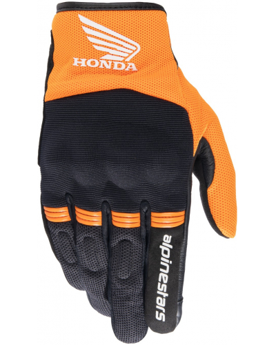 ALPINESTARS rukavice COPPER HONDA kolekce černá/oranžová 2024