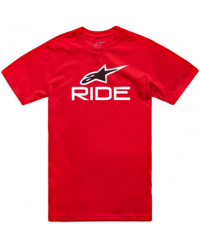 ALPINESTARS tričko RIDE 4.0 CSF červená/biela/čierna