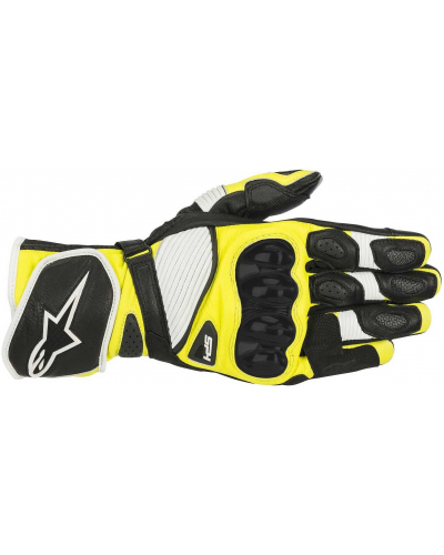 ALPINESTARS rukavice SP-1 V2 Black / White / fluo yellow