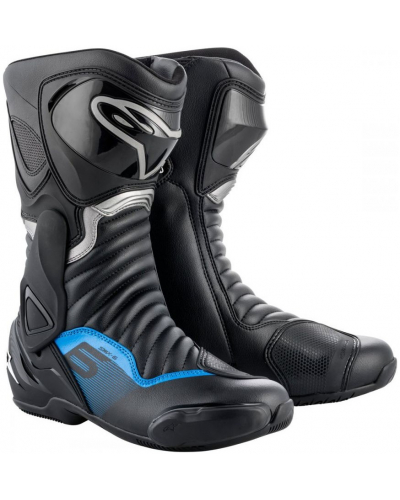 ALPINESTARS topánky SMX-6 v2 black / gunmetal / blue