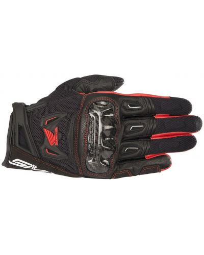 ALPINESTARS rukavice SMX-2 AIR CARBON V2 Honda black / red