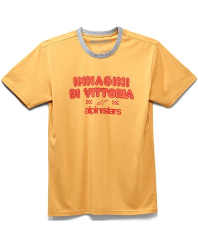 ALPINESTARS triko DI VITTORIA Premium mustard