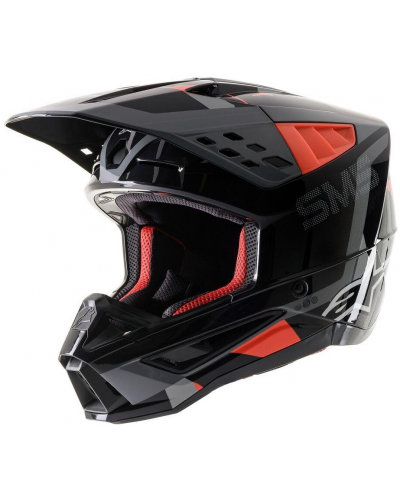 ALPINESTARS přilba S-M5 Rover anthracite/fluo red/glossy gray camo