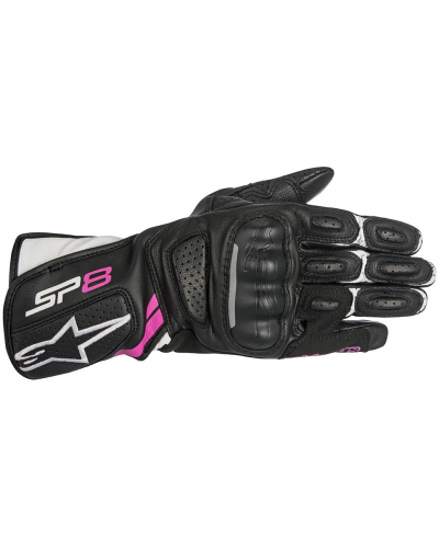 ALPINESTARS rukavice STELLA SP-8 v2 dámske Black / White / fuchsia