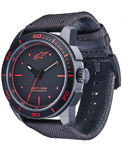 ALPINESTARS hodinky TECH 3H black / black / red