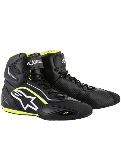 ALPINESTARS topánky FASTER - 2 black/white/fluo yellow