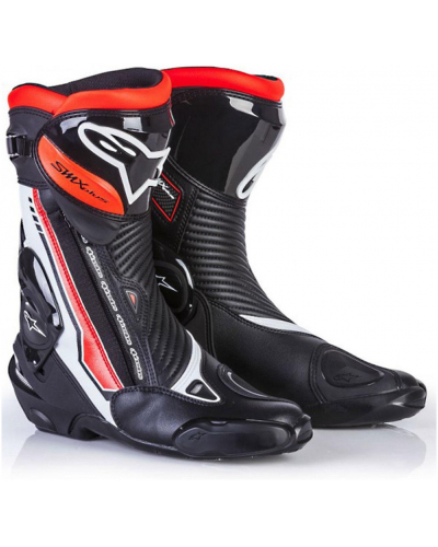 ALPINESTARS topánky SMX PLUS LE black/red fluo/white