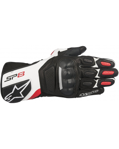 ALPINESTARS rukavice SP-8 v2 black/white/red