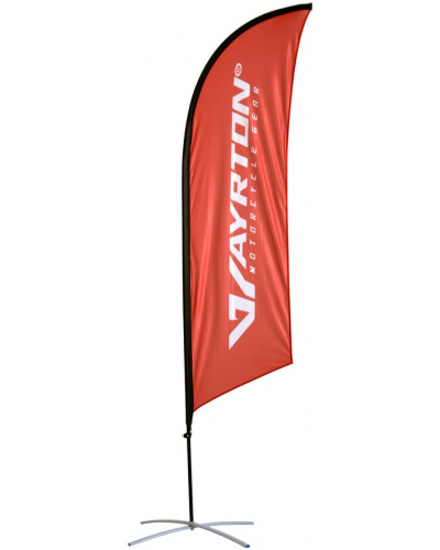 AYRTON vlajka vč. stojanu zátěže a obalu výška 2.5 m