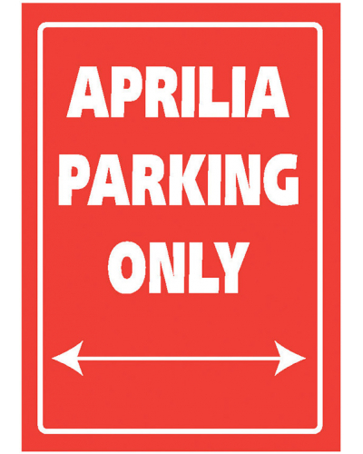 BIKE-IT parkovacia ceduľa APRILIA red