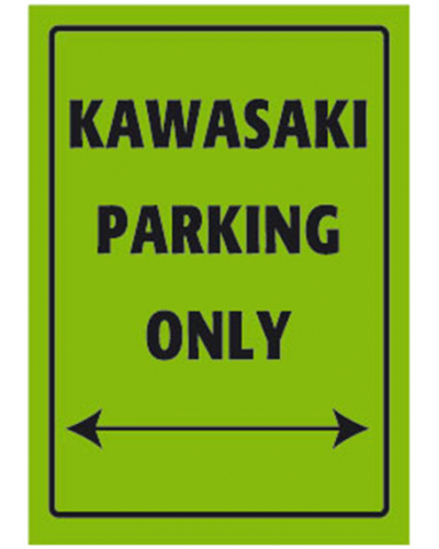 BIKE-IT parkovací cedule KAWASAKI green