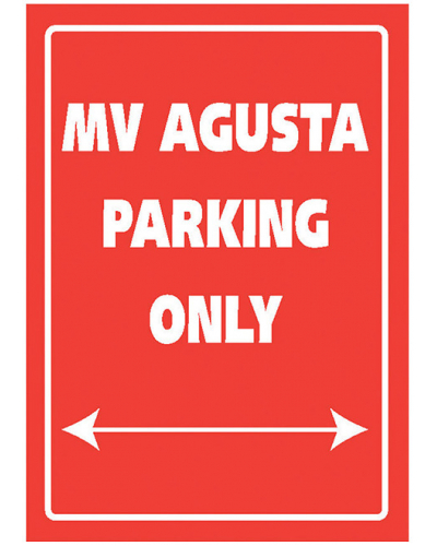 BIKE-IT parkovací cedule MV Agusta red