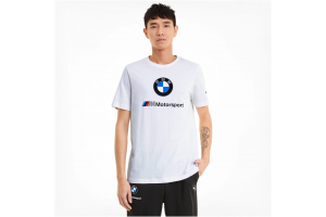 BMW triko PUMA Essentials Logo white