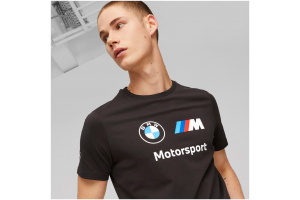 BMW tričko PUMA MMS Logo 23 black