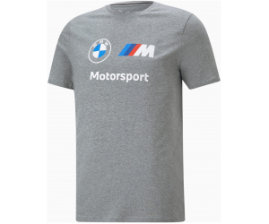 BMW tričko PUMA ESS MMS LOGO medium grey heather
