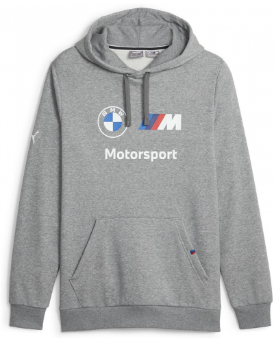 BMW mikina PUMA MMS Essentials Fleece 23 grey