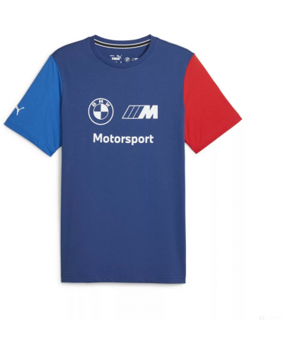 BMW tričko PUMA MMS Logo Pro 23 blue