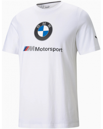 BMW triko PUMA Essentials Logo white