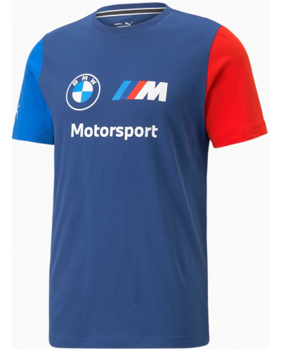 BMW tričko PUMA MMS Logo 23 blue