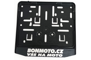BONMOTO rámeček na SPZ 3D black/chrome
