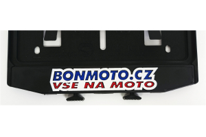 BONMOTO rámček na ŠPZ 3D black/red/blue
