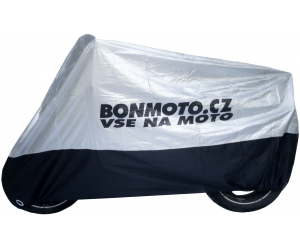 BONMOTO plachta MOTO COVER Logo black/silver