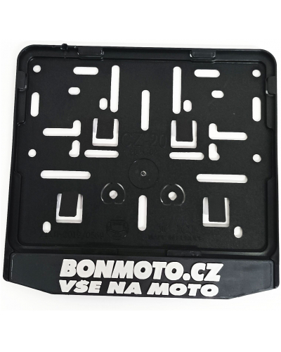 BONMOTO rámček na ŠPZ 3D black/chrome
