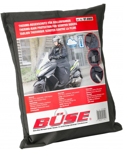 Buse deka SCOOTER RAIN PROTECTION Thermo black