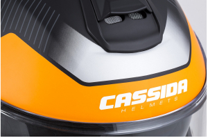 CASSIDA prilba Modulo 2.0 Profile čierna matná/sivá/oranžová plexi s prípravou pre Pinlock