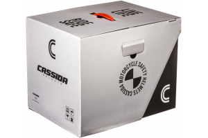 CASSIDA prilba Modulo 2.0 Profile čierna matná/sivá/oranžová plexi s prípravou pre Pinlock