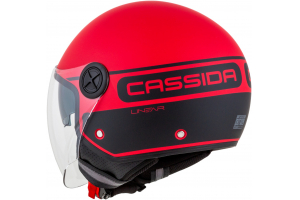 CASSIDA prilba Handy Plus Linear červená matná/čierna 2023