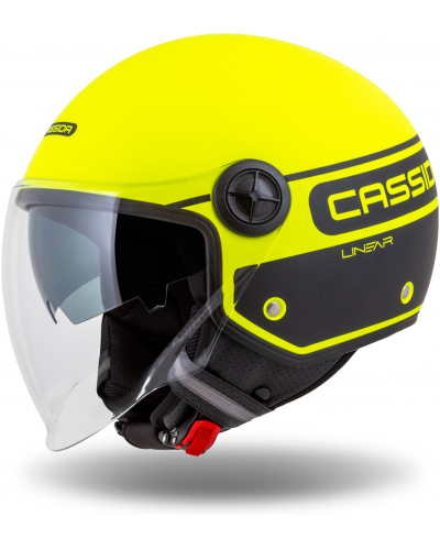 CASSIDA přilba Handy Plus Linear žlutá fluo matná/černá 2024